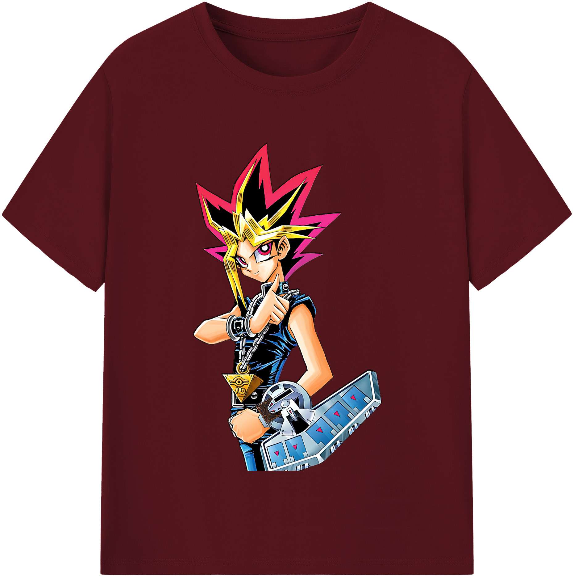 （画像用） 遊☆戯☆王 Yu-Gi-Oh! 綿100％半袖Tシャツ（フロントプリント）